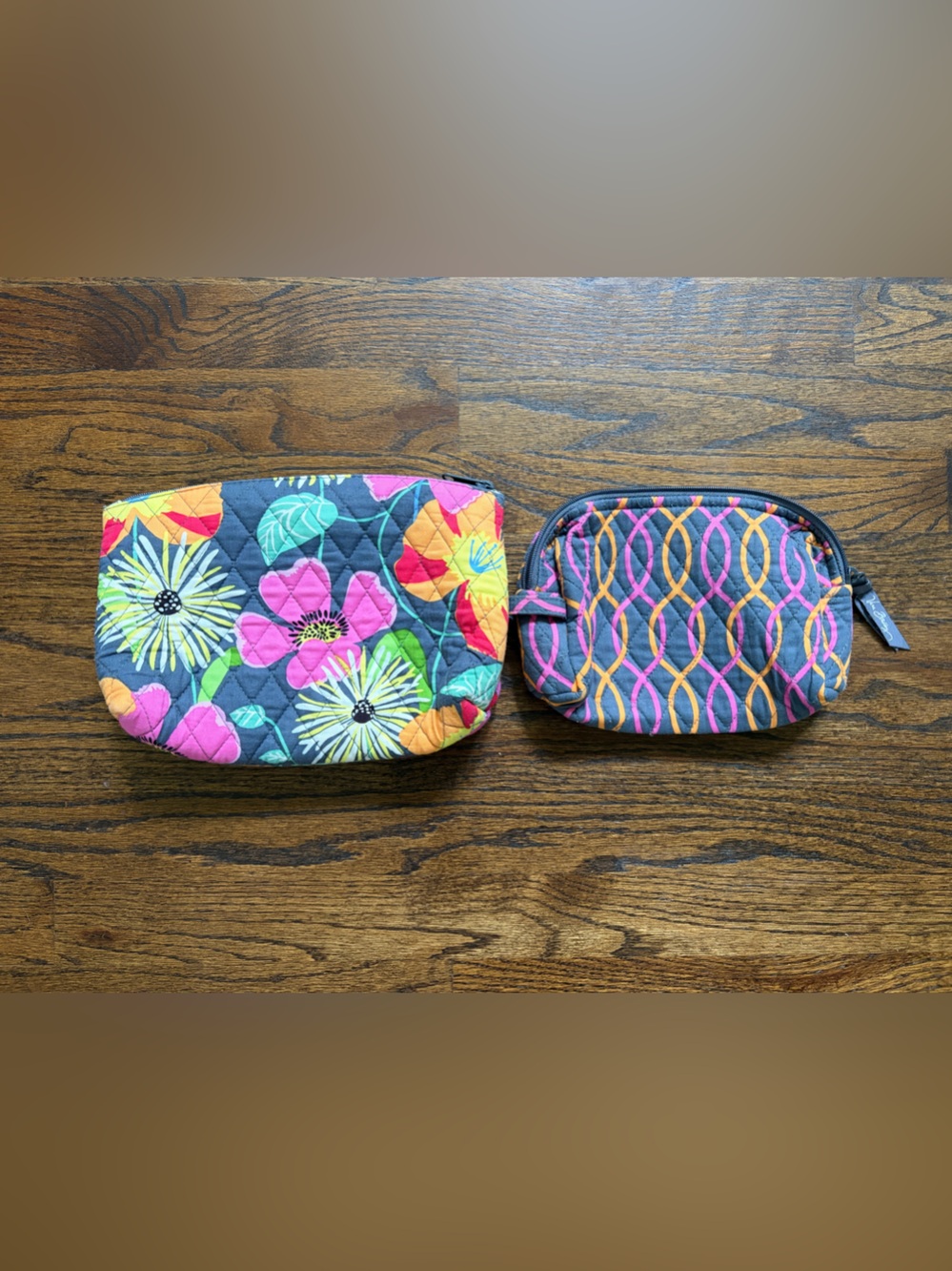 Vera Bradley Quilted Pouch Duo in Jazzy Blooms